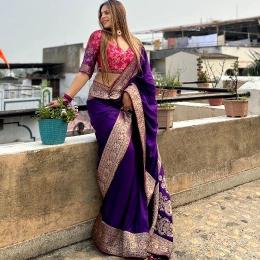 Akshara banarasi silk saree surat wholesale market
